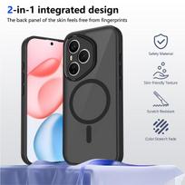 Case For Honor 400 Pro Armor Matte Frosted Clear Magnetic Wireless Charge Cover For Honor 400 Lite X9C X6C X60 Pro 5G Funda Honor 400 (Global)