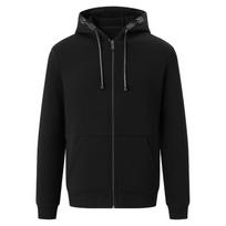 Men's Warm Fleece Zip-Up Hoodie 4XL juoda