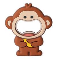 Magnetinis butelių atidarytuvas Kiaulės Beždžionės Triušio formos Nerūdijančio plieno atidarytuvas Alaus kamštelių nuėmiklis Šaldytuvo dekoracija Monkey beige