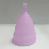 Medical Soft Silicone Menstrual Cup Ruby Cup Feminine Hygiene Cups, S/L L violetinė