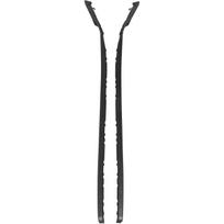 2PCS Car Window Seal Weatherstrip Trim Compatible with Lexus IS250 IS350 IS F Door Moulding Rubber Strip 75551-53020 75552-53020 2pcs black