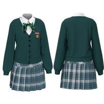 Anime įkvėptas „Visų mūsų mirę“ Cosplay kostiumas Gerbėjams Vyrams ir Moterims Mokyklos Uniformos Apranga Girl,XL gray