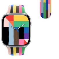 Silikoninis dirželis Apple Watch Ultra2 Juosta 49mm 45mm 44mm 46mm 42mm Unity correa Apyrankė iWatch serija 11 10 9 8 7 6 SE 3 40mm 38 40 41mm M-L green