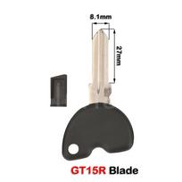 Milling Vice Key for Piaggio Vespa 3VTE GTS GTV 250/300 with Chip Slot beige