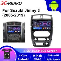 Android Auto Suzuki Jimny 3 2005 - 2019 Automobilinis Radijas Multimedijos Grotuvas Belaidis Carplay RDS GPS radijas Įrankiai Ventiliatorius 4 core 1GB+32GB carplay black