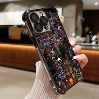 Five-Nights-At-Freddys F-Fnaf Plating Phone Case For Samsung A37 A57 A07 A36 A16 A06 A35 A55 A25 A26 A05s A15 A54 A34 A24 A14 Samsung A73 5G