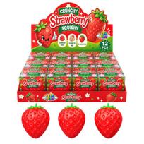 SQUISHY minkomas žaislas CRUNCHY STRAWBERRY