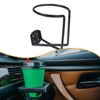Boat Cup Holder Beverage Bottle Rack Metal Sturdy Easy to Install Drinks Bracket Wall Mounted for gray