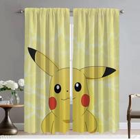 Užuolaidos Vaikų Kambarys Pokémonai Žaliuzės Blackout Užuolaida Kambariui 2 Skydeliai Namų Interjero Užuolaidos Tulas Miegamojo Pertvarai Svetainė W86xH137cmx2pcs-CL