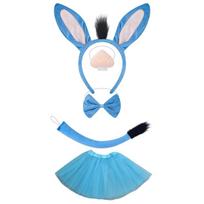 Asilo Vaidmeninio Žaidimo Kostiumo Aksesuarai Asilo Ausų Lankelis Nosies Uodegos Sijonas Kaklaraištis Vaikams Helovino Gimtadienio Cosplay