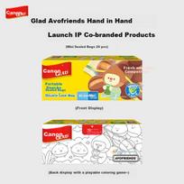 Glad Food-Grade Sealing Bags, Mini Pack of 20, Food Storage Bags for Sealing And Freshness, Self-Sealing Thick Bags HP520N