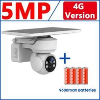 5MP 4G SIM saulės energija įkraunamas PTZ WIFI lauko saugumo apsaugos stebėjimas CCTV IP kamera judesio aptikimas aero