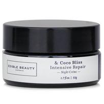 EDIBLE BEAUTY & Coco Bliss Intensyviai regeneruojantis naktinis kremas black