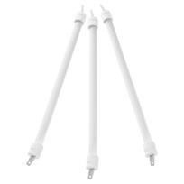 3 vnt./ 2 vnt. Elektrinis kaitinimo elementas Kvarciniai vamzdeliai Šildytuvo atsarginės dalys Infraraudonųjų spindulių kvarcinio šildymo strypo šerdies pakeitimas 3 pcs  26cm