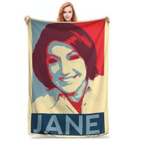 Jane Mcdonald Blankets Soft Warm Flannel Throw Blanket Bedding for Bed Living room Picnic Travel Home Couch Size: 100*150cm, Weight: 280 GSM