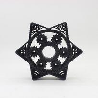 Six Pointed Star Gear Hand Spinner Fidgeting Spinner Roller Edc Relieve Stress Ease Plaything Spinning Top Tip Antistresse For Kids black