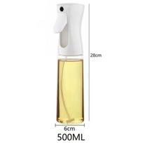 Oil Spray for Cooking Olive Oil Dispenser Bottle Sprayer Mist-Reusable Food Grade Oil Vinegar Spray Bottle Kitchen Accessories 200ml 300ml 500ml White-500ml