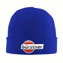 Burstner Caravan Warm Knitted Cap Fashion Bonnet Hat Autumn Winter Outdoor Beanies Hats for Unisex Adult blue