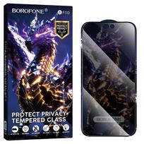 Borofone BF10 Armor visą ekraną dengiantis grūdintas stiklas ekranui, privatumo filtras, skirtas iPhone 17 Pro Max, 10 vnt.