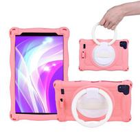 Dėklas Samsung Galaxy Tab S6 A7 Lite 8.7 2021 T220 P610 su pasukamu žiediniu stovu, skirtas Tab A 8.0 S5e A8 10.5 A7 10.4 colių planšetėms A 8.0 T290 T295 T297 rožinė