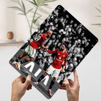 Bruno Fernandes Vs Bryan Mbeumo Poster Customized Vintage Metal Signs Wall Art Retro Tin Plaque for Mancave Decoration Bedroom 20x30cm（7.8x11.8inch） gray