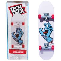 Tech Deck, Santa Cruz Handboard Real Mini Ridenlentė, Vaikų Žaislas Berniukams ir Mergaitėms, 6+ metų (Naudokite tik rankas) gray