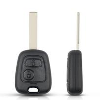 KEYYOU For Toyota AYGO For Citroen C1 C2 C3 For Peugeot 307 107 207 407 Remote Car Key Shell Case HU83/VA2 Blade 2 Buttons HU83 Blade white