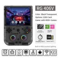 ANBERNIC RG406V Retro delninė žaidimų konsolė 4  IPS jutiklinis ekranas Android 3D Hall tipo vairasvirtė 5500mAh Vaizdo grotuvas 1080p DP išvestis