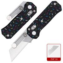 2026 new 420 steel G10 handle hand folding knife portable art knife high hardness unpacking with blade gift box juoda
