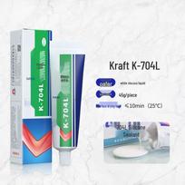 Kafut 704 Silicone Rubber Adhesive Sealant for Electronic Components, Insulation, and Fixation - 2.6L