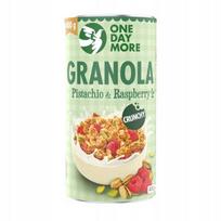 Onedaymore Granola Su Baltuoju Šokoladu, Pistacijomis Ir Avietėmis 400 400 g