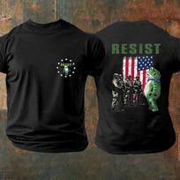 Resist Frog Portland Frog Protest for Men Women T-Shirt 110 black