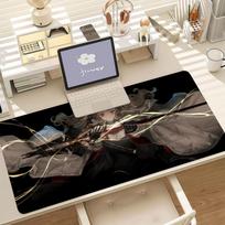 Arknights Endfield Gilberta Anime Large Gaming Mouse PadRubber Desk Mat Keyboard Pad Laptop Computer Home Gaming Desktop Decor 800x400x2mm