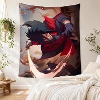 Naruto Boho Wall Tapestry Handmade Look Ideal for Dorm Wall Studio Wall Balcony All Season Tasseled Design Perfect Gift for Dorm Roommate 150cmx200cm