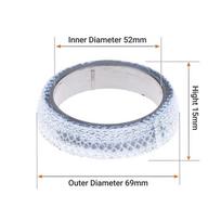 High Temperature Exhaust Donut Gasket Ring Flange Seal Corrosion Resistant for Auto Exhaust Maintenance 52x69x15