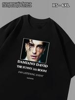 T-shirt Damiano David 3XL black
