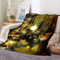 Warhammer 40K Flannel Blanket Throw Blanket Soft Warm Sofa Bed Camping home Decor Unique Christmas Gift C926547 130cmx150cm