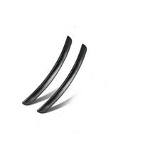 Universalus Minkštas Automobilio Sparno Išsiplėtimo Arkos Lipdukas Ventiliacijos Angų Apsauginis Dangtelis Anti-Scratch Juostelė Purvo Atvartai Anti-Susidūrimo Automobilio Aksesuarai Black 2pcs black