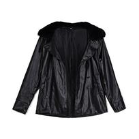 Cosplay Resident Evil 9 Lyon cos costume full set, Halloween stage costume, Lyon leather jacket cosplay XS black