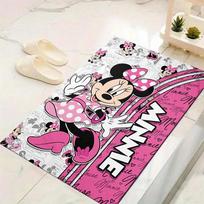 1Pc Minnie Mouse Fashion Icon Rug Office Carpet Indoor Outdoor Doormat Nonslip Soft Comfortable Living Christmas Halloween Xmas Gift D924405 40cmx60cm pink