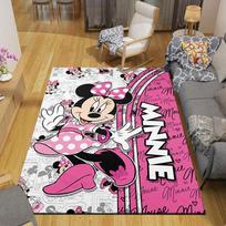 1Pc Minnie Mouse Fashion Icon Rug Office Carpet Indoor Outdoor Doormat Nonslip Soft Comfortable Living Christmas Halloween Xmas Gift D924405 100cmx120cm
