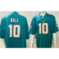 2026 Miami Dolphins Game Jersey Short Sleeve Embroidered Football Men Blue No.10