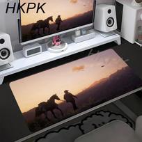 Oversized Mousepad Red Dead Redemption 2 Gaming Keyboard Table Pads Computer Office Accessories Anime Non-slip Mausepads 90x40cm 300x600x2mm