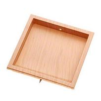 Bidoor PP-177 Plastic Sliding Door Pull Wood Grain Finish Spruce Medium 4-Pack 50