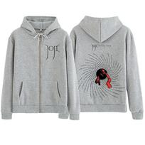 Joji Solaris Tour  Zipper Hoodie Man Woman Harajuku Pullover Tops Long Sleeve Streetwear Sweatshirt M pilka