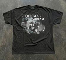 Requiem For A Dream Shirt Vintage Psychological Drama Tee Retro Movie Tshirt Gothic Graphic Tee Darren Aronofsky Tee 2XL gray