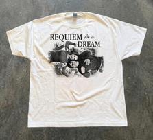 Requiem For A Dream Shirt Vintage Psychological Drama Tee Retro Movie Tshirt Gothic Graphic Tee Darren Aronofsky Tee 4XL gray