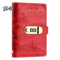 Cash Storage Organizer Budget Binder with Password Lock, 200 Transparent Money Saving Lock Pockets, PU Leather Personal Finance Planner for raudona
