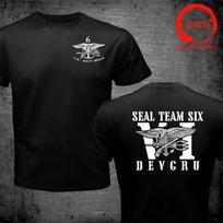 Cool Us Army Special Forces Nswdg Seal Team 6 Devgru Squadron Short Sleeve Tshirt Graphic T Shirt Unisex Streetwear Graphic Tshirt S black