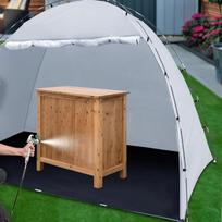 Paint Booth Tent Portable Spray for Furniture Part Painting Hobby Tool brown
